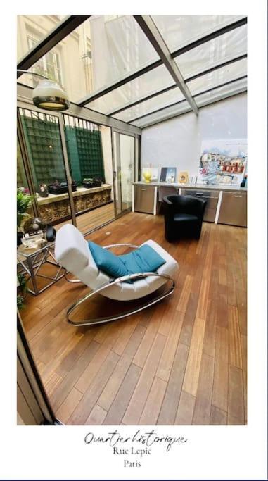 Villa Lepic, Luxury Flat In Montmartre With Private Terrasse-Appartement Entier Paris Exterior foto